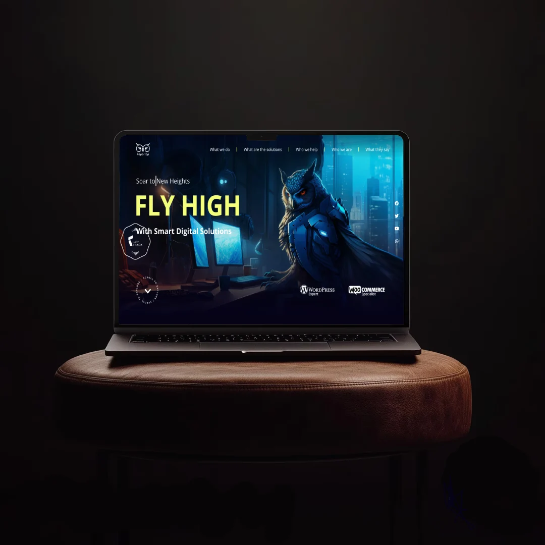 Creative site design based on brand elements