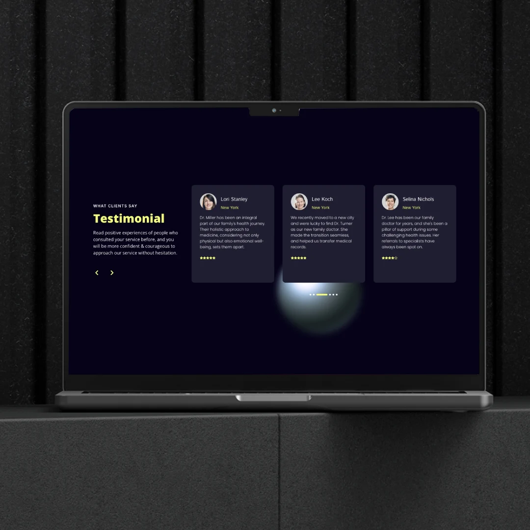 Designing attractive and interactive sections