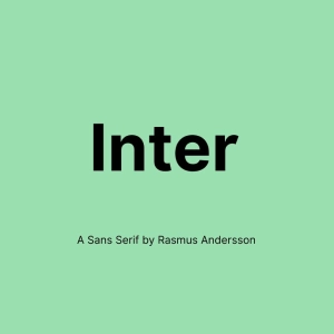 inter font